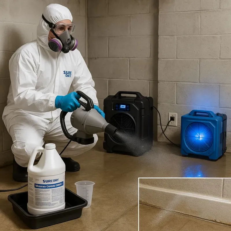 Sanitization and Odor Removal process in Florham Park, NJ